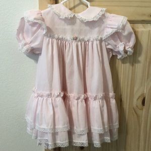 Vintage toddler ruffle dress